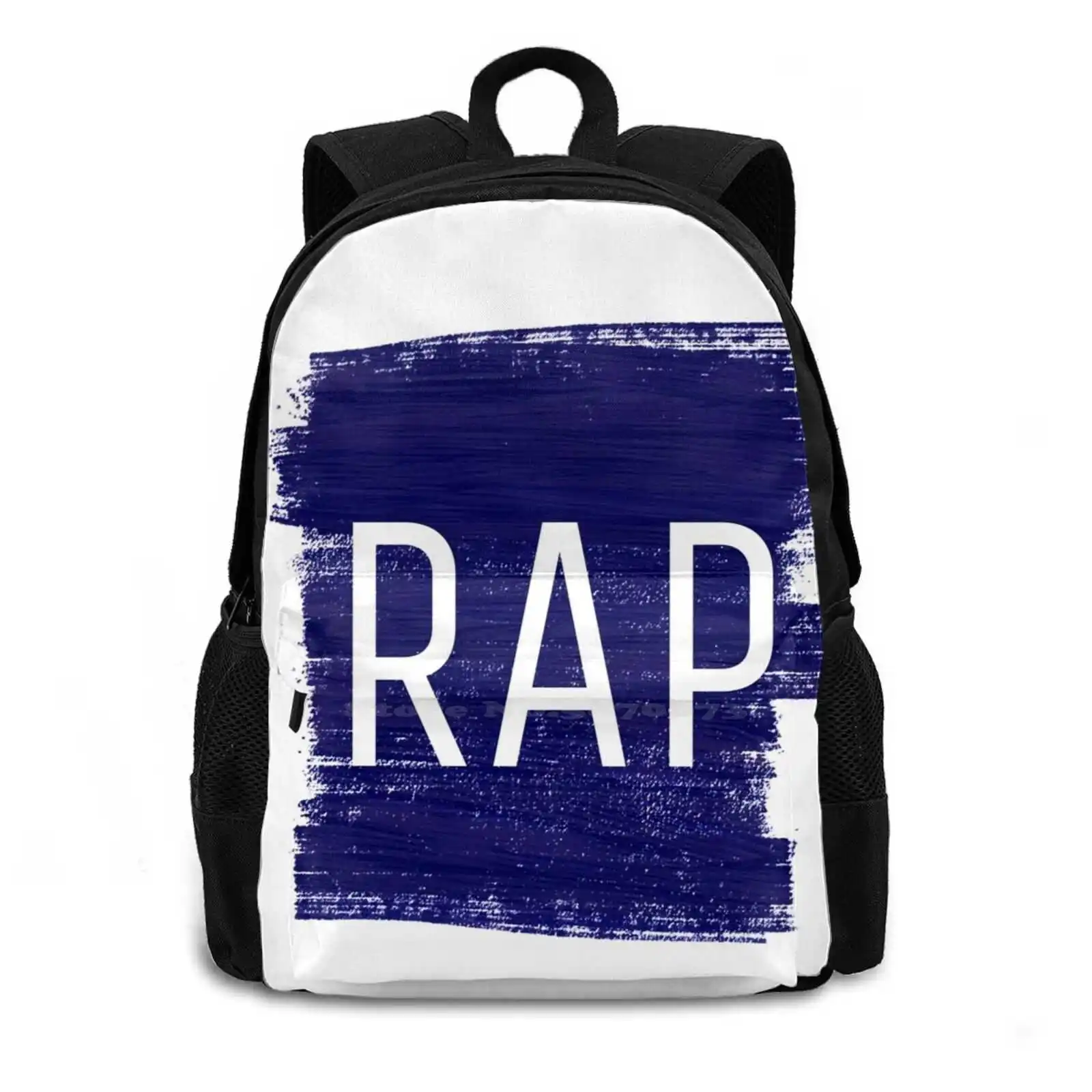 Rap Large Capacity School Backpack Laptop Travel Bags Rap Rap Rap Hip Hop Rap Music Culture Trap Cool