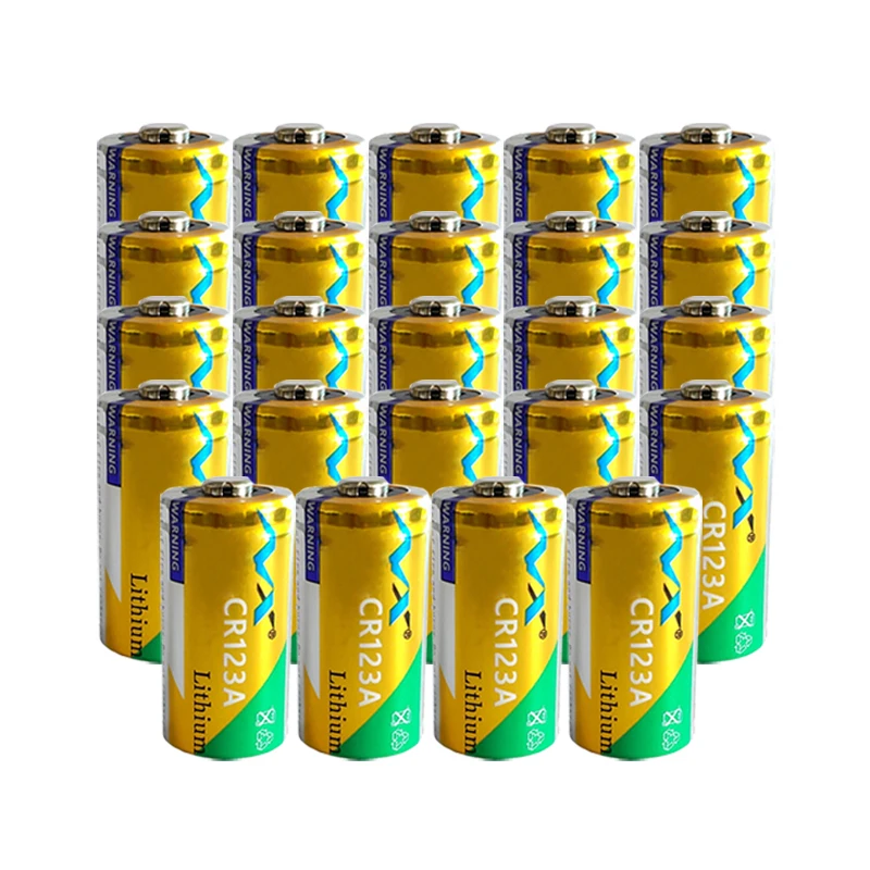24PCS 16340 cr123a 3v Lithium-batterie CR123 CR 123A CR17345 1600mah 3V Lithium-batterie Für Kamera meter LED Taschenlampe