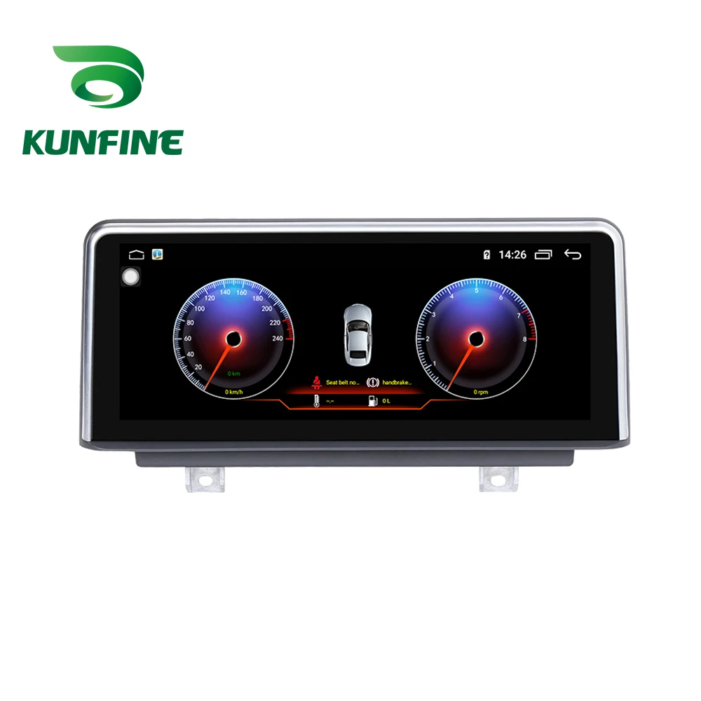 KUNFINE Android 9.0 4GB RAM 64GB Rom Car DVD GPS Multimedia Player Car Stereo Deckless For BMW 3 F30/F31/F34 Radio Headunit WIFI