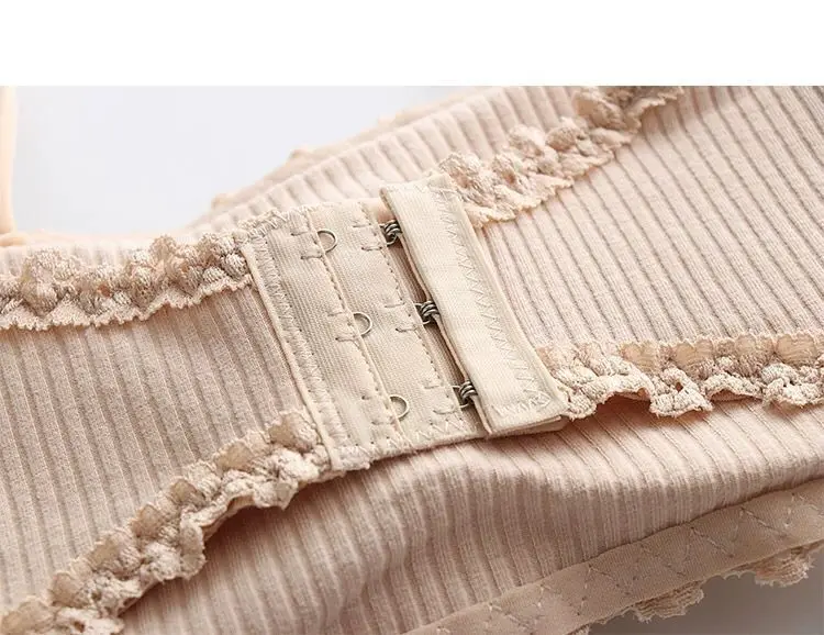 Damen Baumwoll-BH, weiblicher Tube-Top-BH, Damen-Hosenträger-Unterwäsche, schönes Tank-Top, nahtloser Komfort-BH, Sport-BH, Spitzen-Tops – Detail 16
