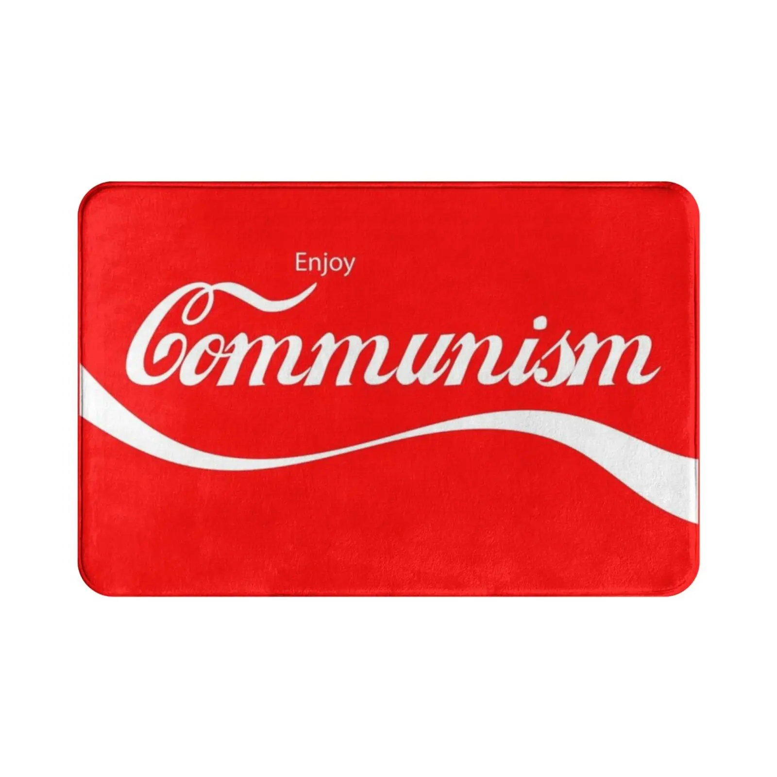 Enjoy Communism! Carpet Mat Rug Cushion Soft Enjoy Communism Communism Communist Communist Humor Communism Humor