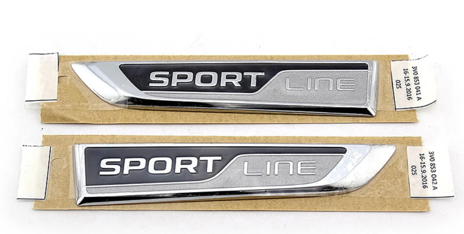 

Leaf plate label suitable for Skoda personality modification