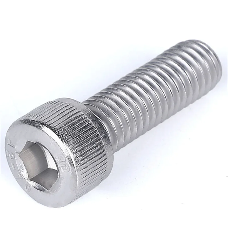 M12 M14 M16 304 Stainless Steel Hexagon Socket Head Screw  Hexagon Head Bolts L=20-150mm