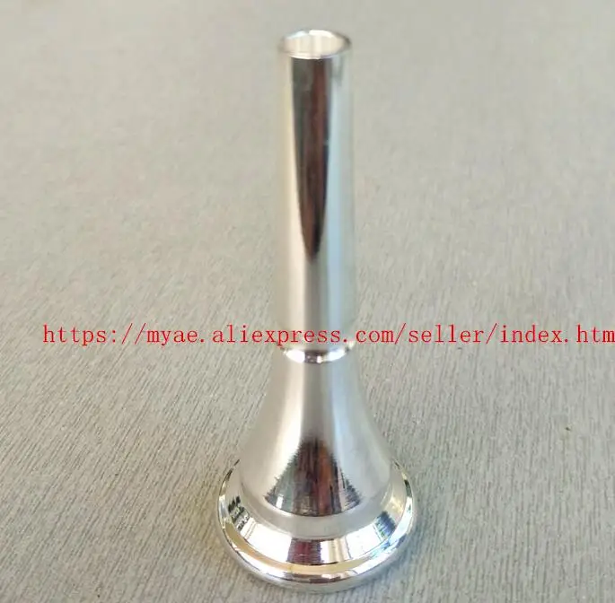 Horn mouthpiece, horn mouthpiece, silver plated pure copper flute head,