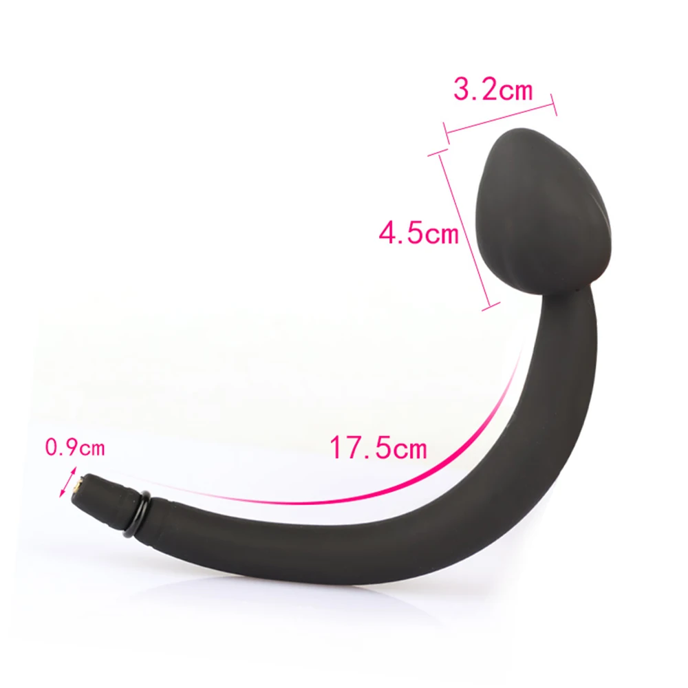 Built-In Steel Ball Inflatable Big Anal Plug Expandable Dog Tail Plug Dildo Pump Anal Masturbation Expander Couple Sex Shop