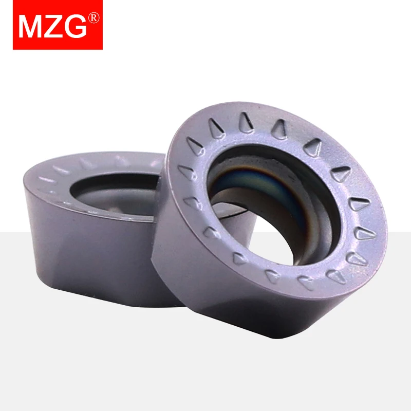 MZG 10PC RPMT 1204 10T3 08T2 ZP152 ZP201 CNC Lathe Machine Tool Holder Milling Cutter Round Nose Carbide Inserts