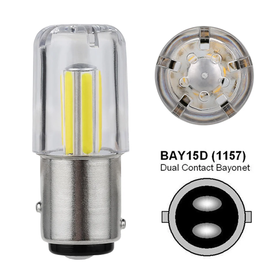 6 Filament 1157 P21/5W LED Car LED Turn Signal Light Super Bright Auto Vehicle Brake Lamp BA15D Bulb DRL White Red Yellow 12V