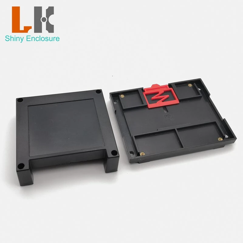 LK-PLC02 Industriële Plastic Instrument Din Rail Shell Plc Behuizing Box Case 115x90x40mm