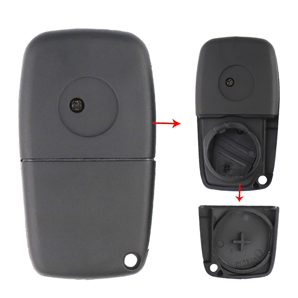 YIQfeat IN-Coque de remplacement pour clé pliante, étui à 3 boutons pour Fiat 500 KrasnoEVO, urgence a Punto Ducato Stilo Doblo Bravo Fior37Fob