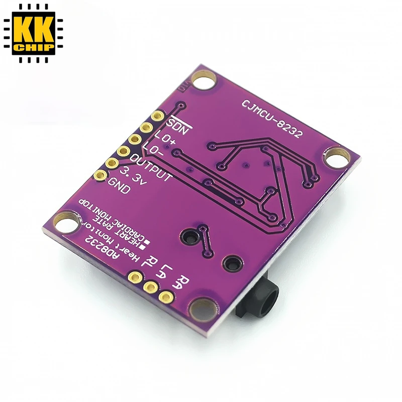 Moniteur de fréquence cardiaque ECG AD8232, mesure physiologique, Module de capteur de pouls, simple plomb, Kit de bricolage pour Arduino