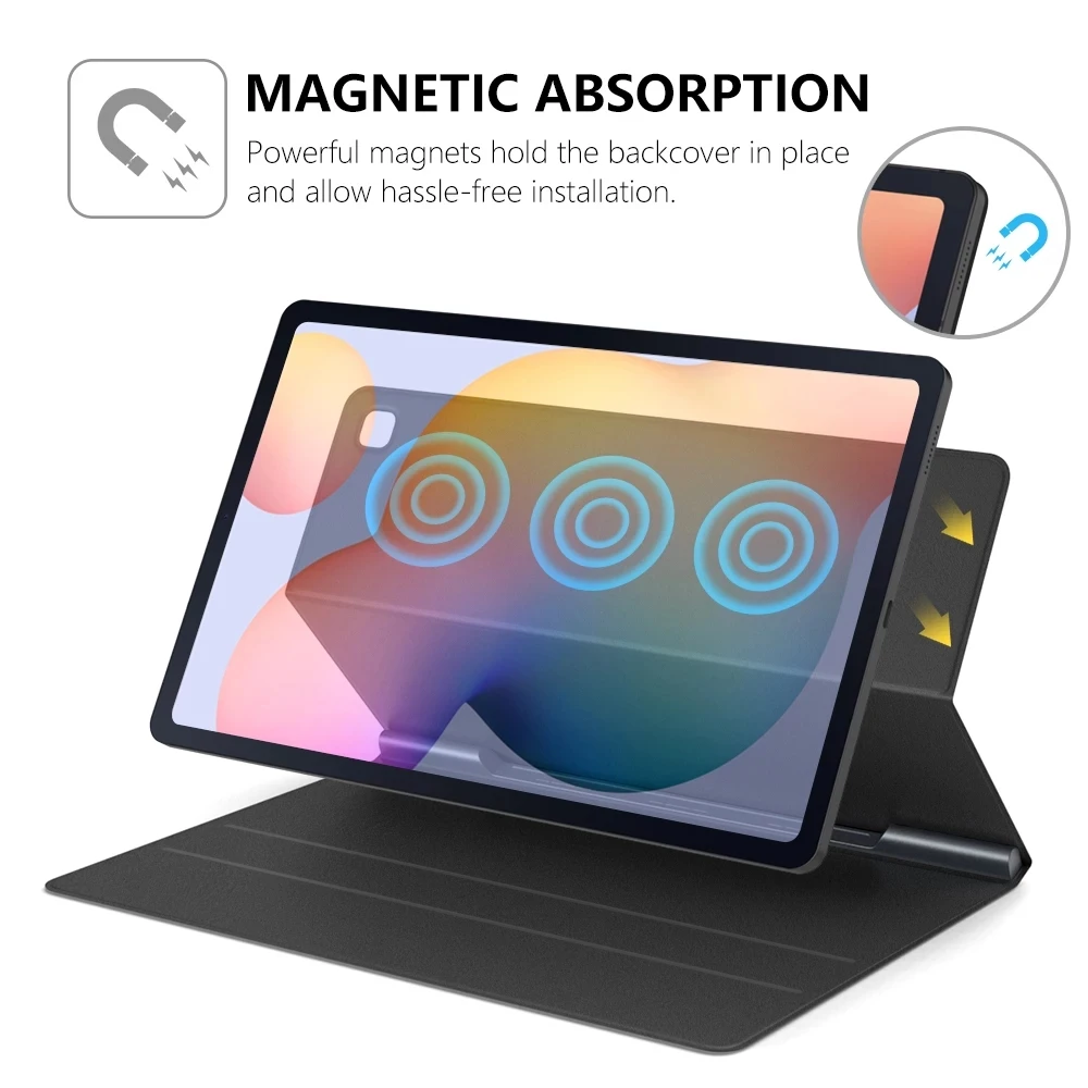 Magnetic Tablet Case For Samsung Galaxy Tab S6 Lite 2020 SM-P610 P615 Smart Cover For Galaxy Tab S7 S8 Plus SM-T970 T870 X700