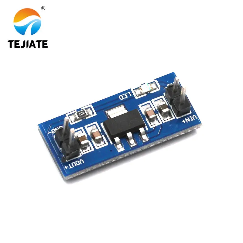 1PCS AMS1117 Lower-voltage Power Module Singlechip Unit 3.3/5V Stabilivolt Power Supply Board