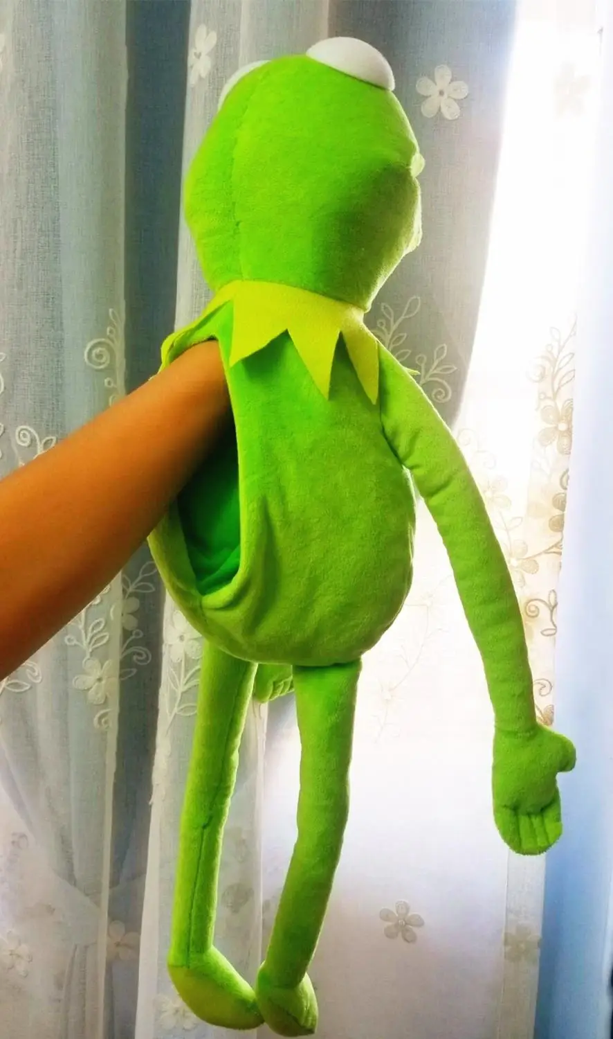 60cm duży pokaz Muppet Kermit Puppets ventriloquism pluszowa zabawka lalka nadziewane prezent na boże narodzenie urodziny