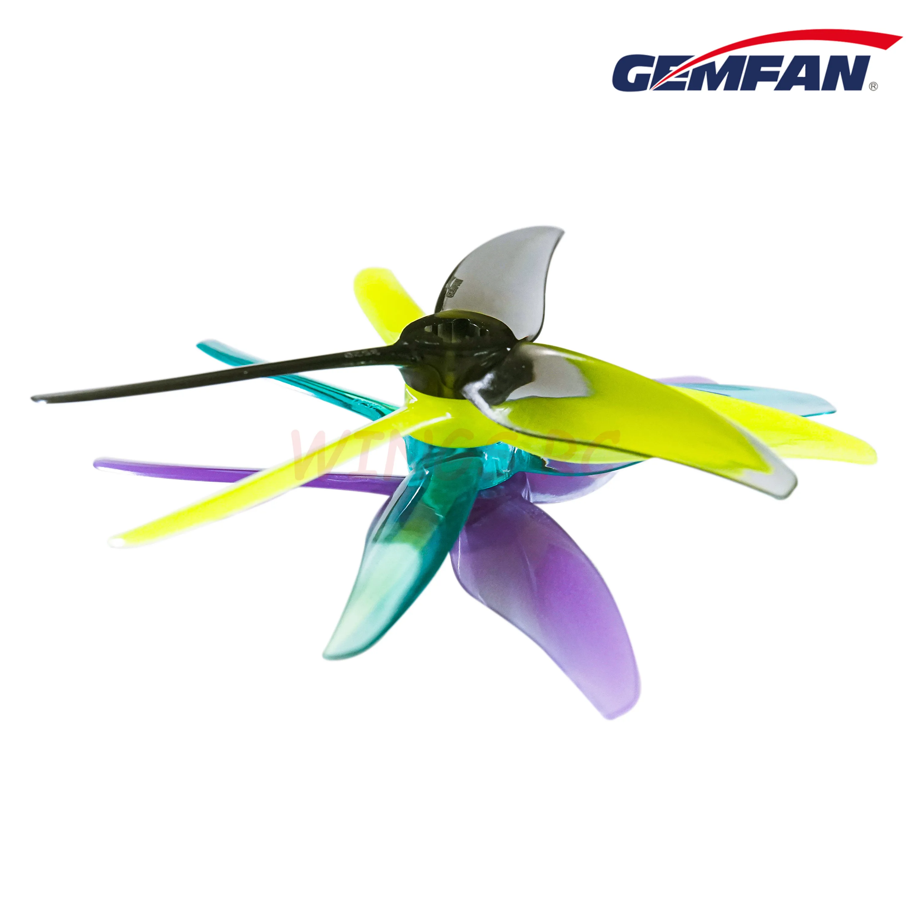 2pairs Gemfan Hurricane 3520 3.5X2X3 3 3 Blade/ tri-blade FPV Propeller 2204 CW CCW for 3’’ Toothpick 3.5inch FPV Racing Drone