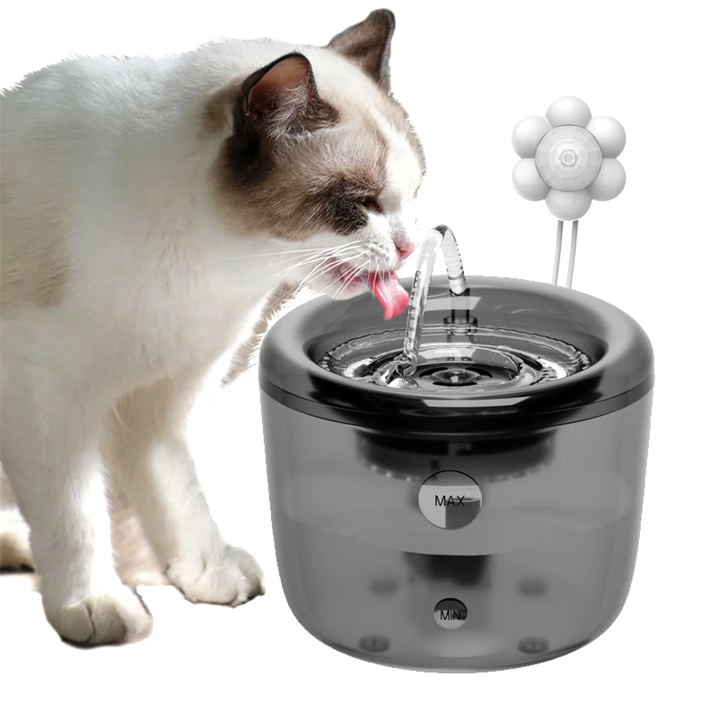 New Automatic Pet Cat Drinking Water Fountain Dispenser Drinker Source Bowl Feeder Cats Dogs Filter Quiet Motion Sensor