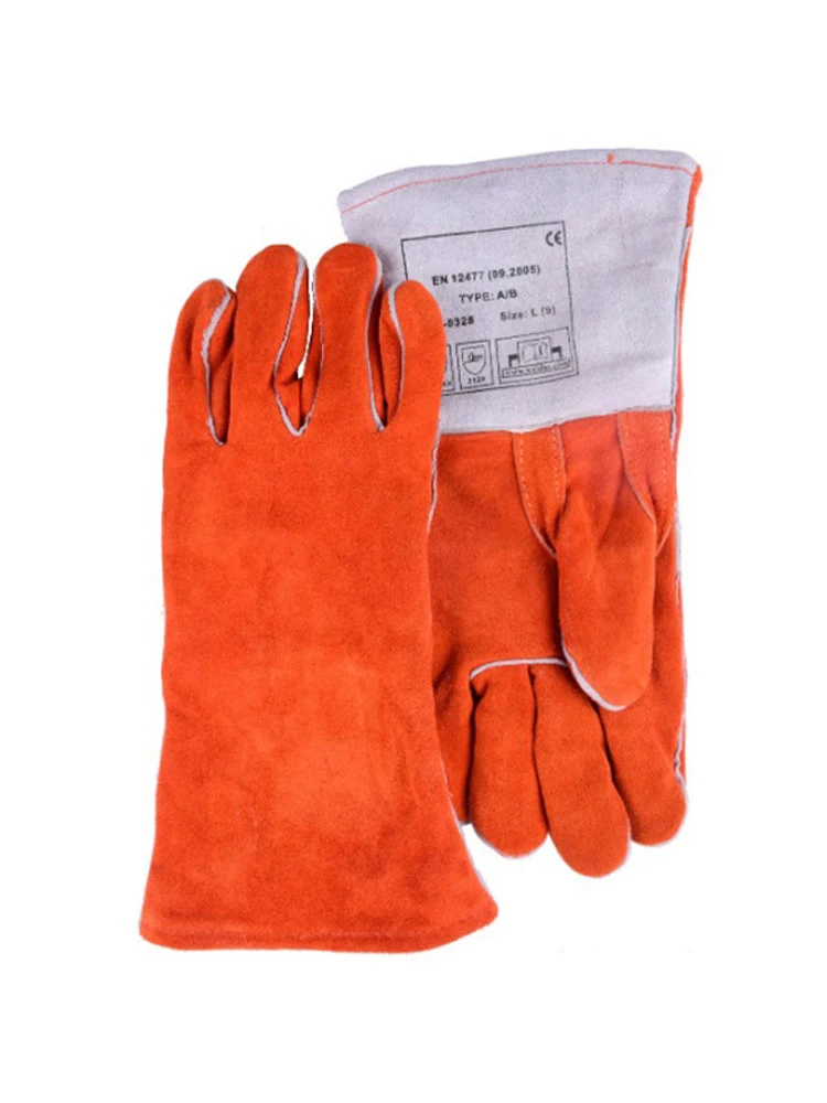 Guantes antimordeduras de cuero grueso, entrenamiento táctico de animales, alimentación para perro, gato, serpiente, águila, mordedura, protección