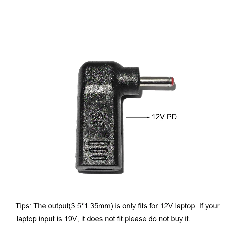 Переходник с разъемом USB Type C для Jumper Ezbook 3S 2 3 6 Pro USB-C «Мама» на 3,5*1,35 мм «папа», адаптер питания постоянного тока 12 В