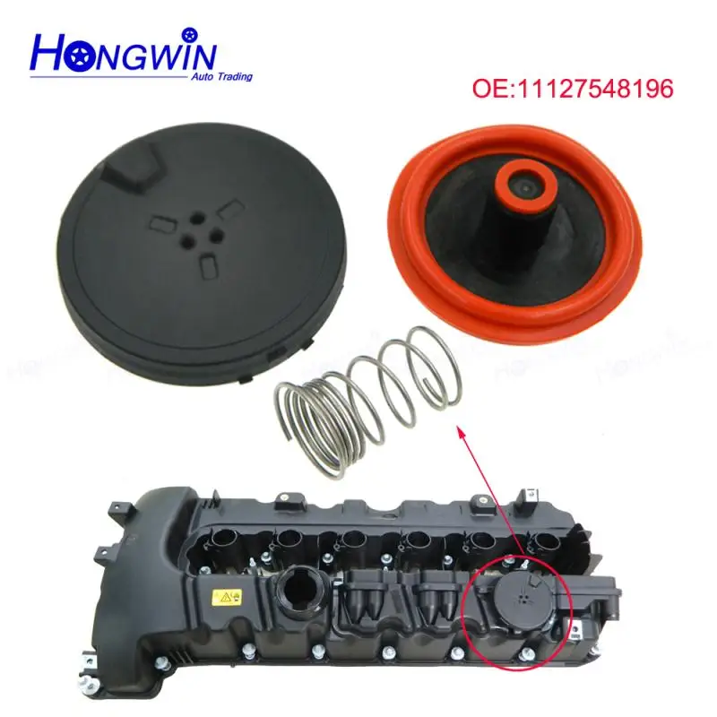 11127548196 New Engine PCV Valve Cover Repair Kit Valve Cap With Membrane N53 For BMW E90 E91 E92 E93 E60 E61 F10 F11 E63 E64