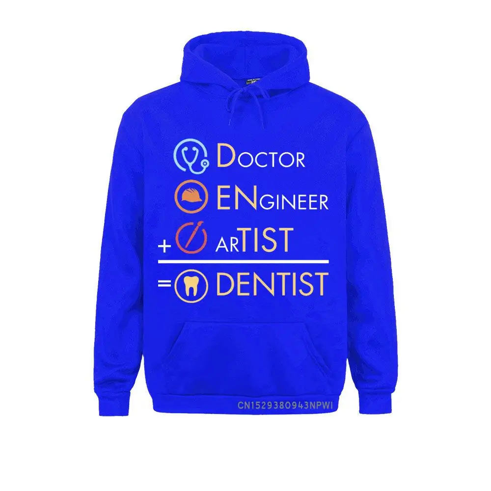 Doctor Engineer Artist Vintage Sweatshirt Men Dentist Funny Dental Student Long Sleeve Hoody Adult Coats Hood Hoodie