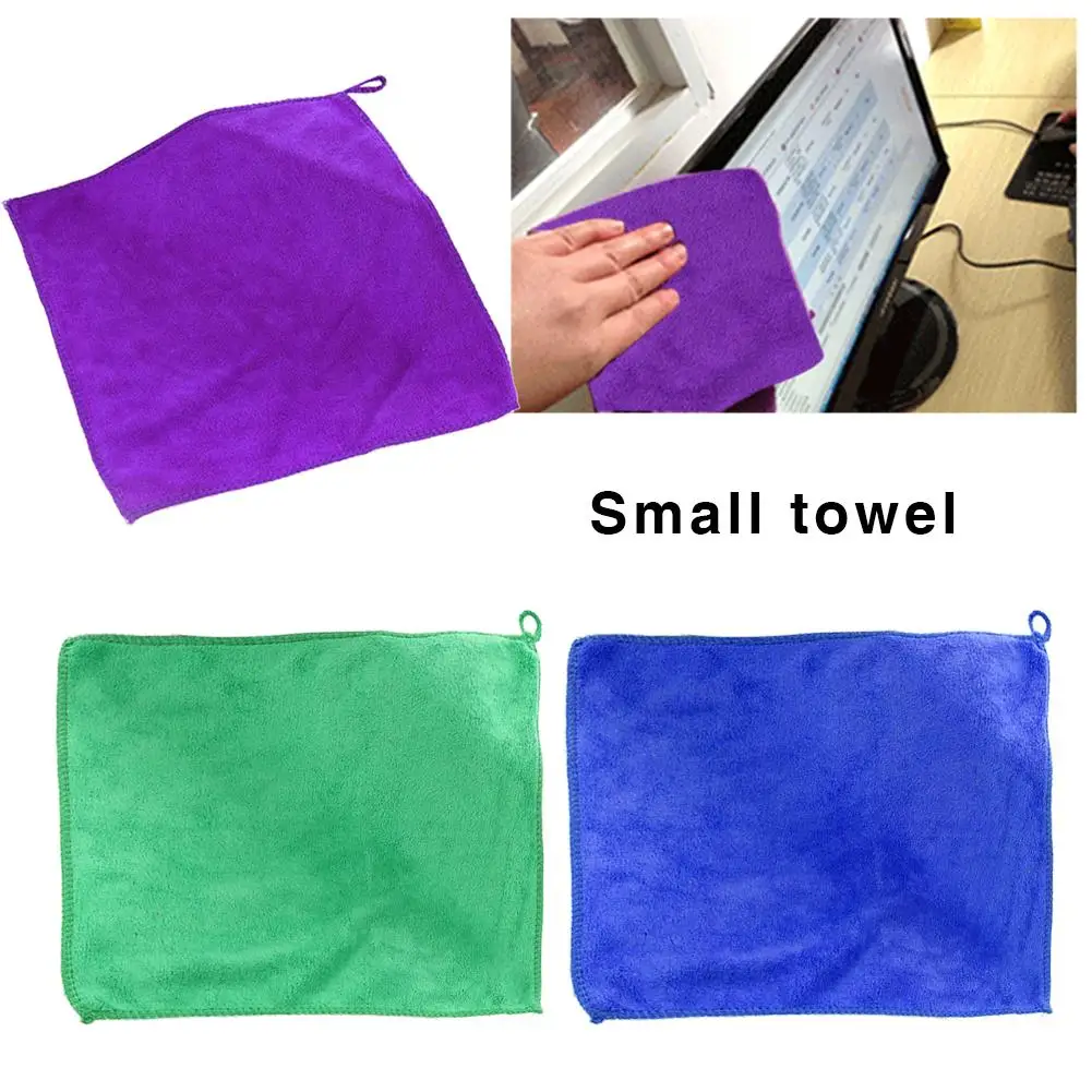 10 PCS Car Wiping Rags Microfiber Car Cleaning Towel Automobile Motorcycle Washing Glass Household Cleaning Small Towel