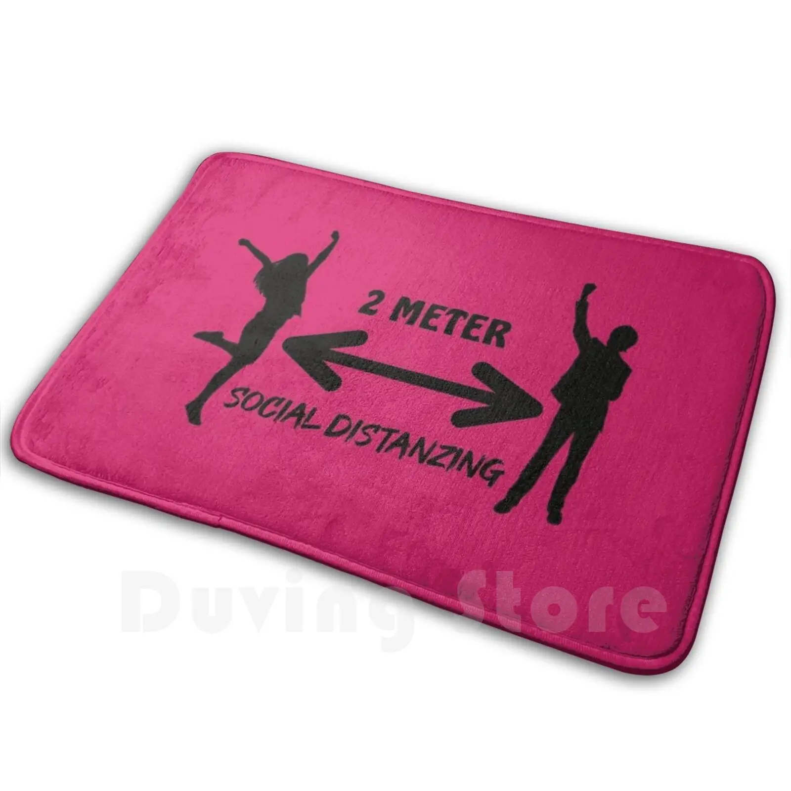 Social Spacing Mat Rug Carpet Anti-Slip Floor Mats Bedroom Distance Keep Distance Hold Epidemic Quarantine 2m Social Distancing