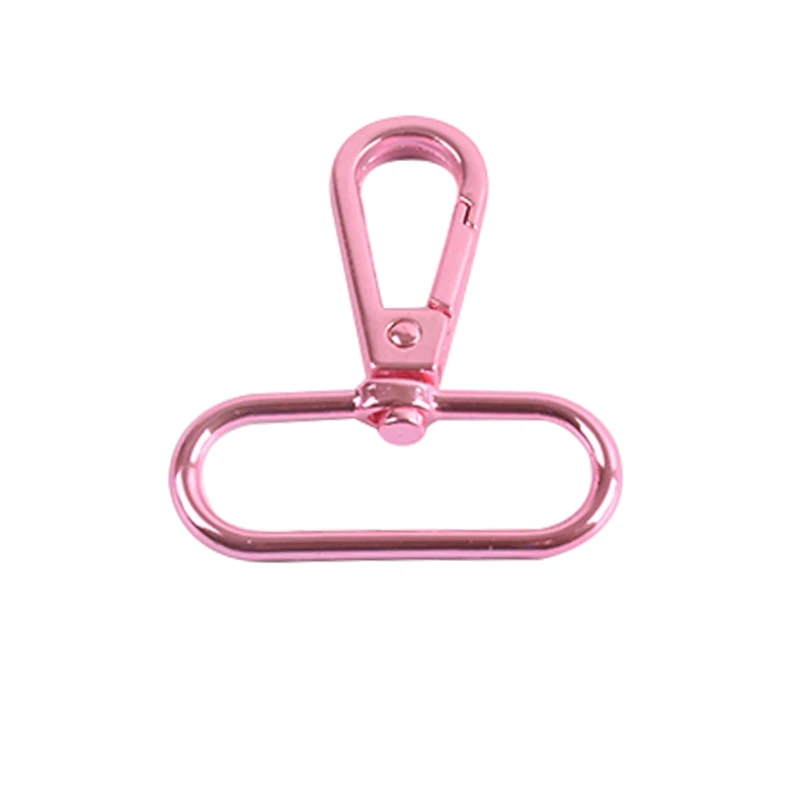 5pcs Pink Color 1inch 1.5 Inch Metal Swivel Hook For Handbag Making