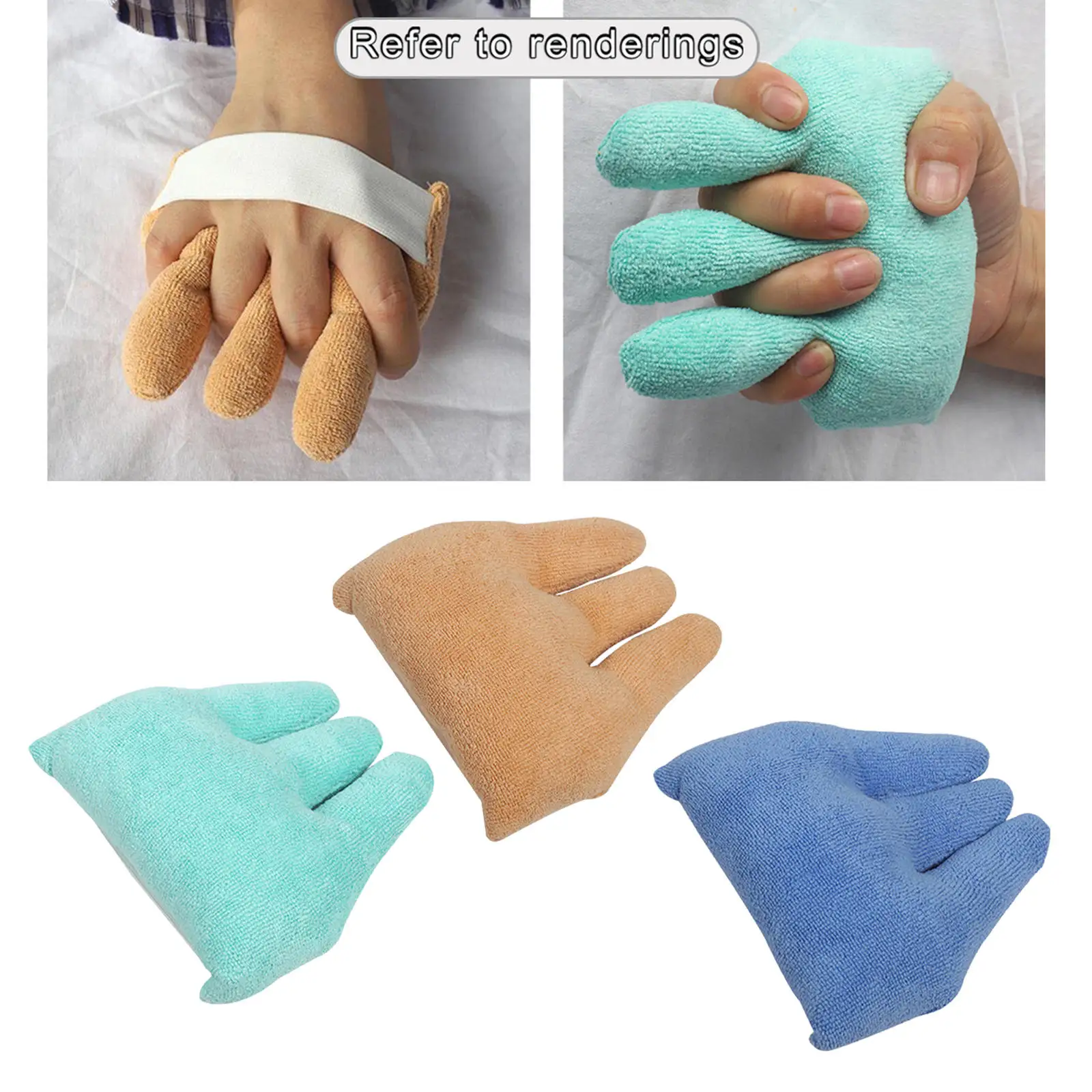 Separator Finger Cushion Moisture Sweat Cushion Flexible Easy   Absorpt Handheld Medical Seperator  Hemiplegia