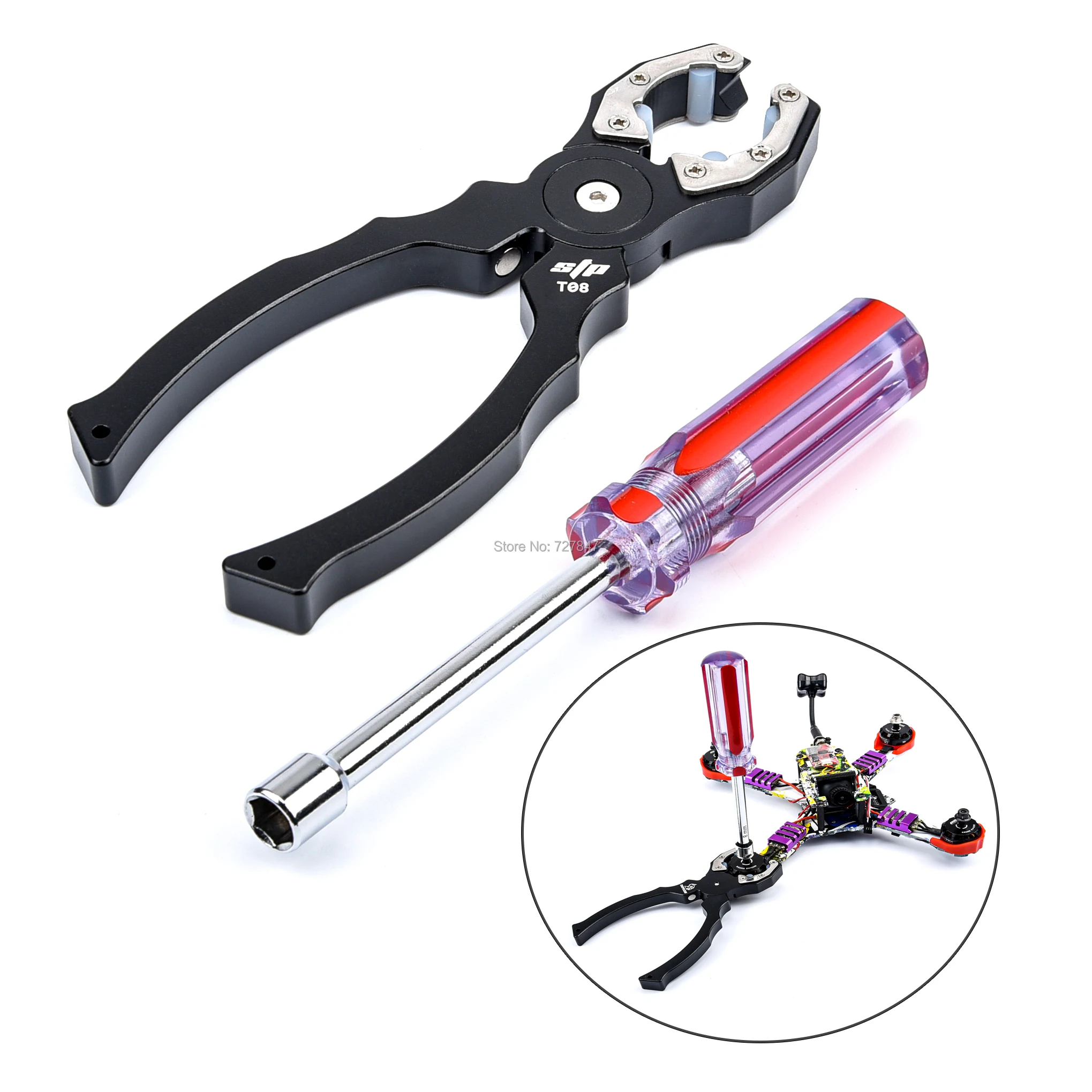 New Nuts Prop Motor Mount 8mm Wrench Multifunctional Pliers Motor Clamp RC Tools Propeller Quick Release Tools For FPV RC Drone