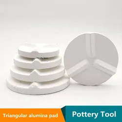 3pcs/set Reusable Alumina Refractory Pad High Temperature Resistant Prevent adhesion Clay Pottery Firing Tools