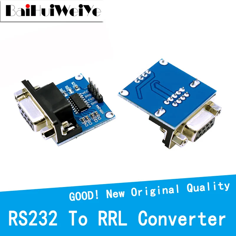 Módulo convertidor de puerto serie MAX3232 RS232 a TTL, conector DB9, placa MAX232 para Arduino, nueva, buena calidad