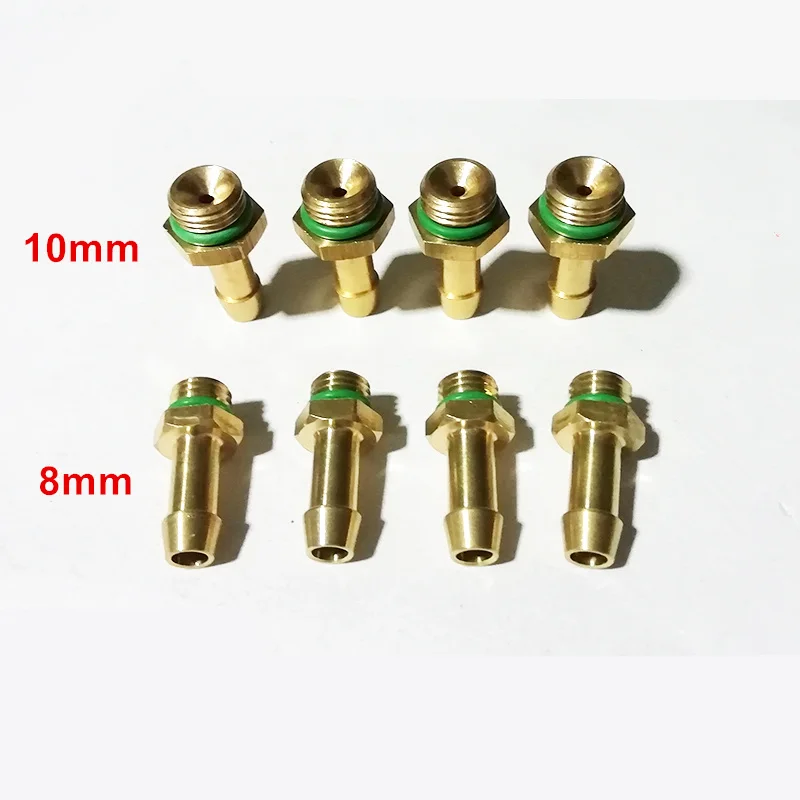 10pcs/lot 8mm/10mm Thread LPG CNG common rail injection rail nozzle