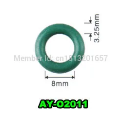 

200pcs wholesale fuel injector repair oring seal for subaru Impreze car replaement ( AY-O2011 8*3.25mm)