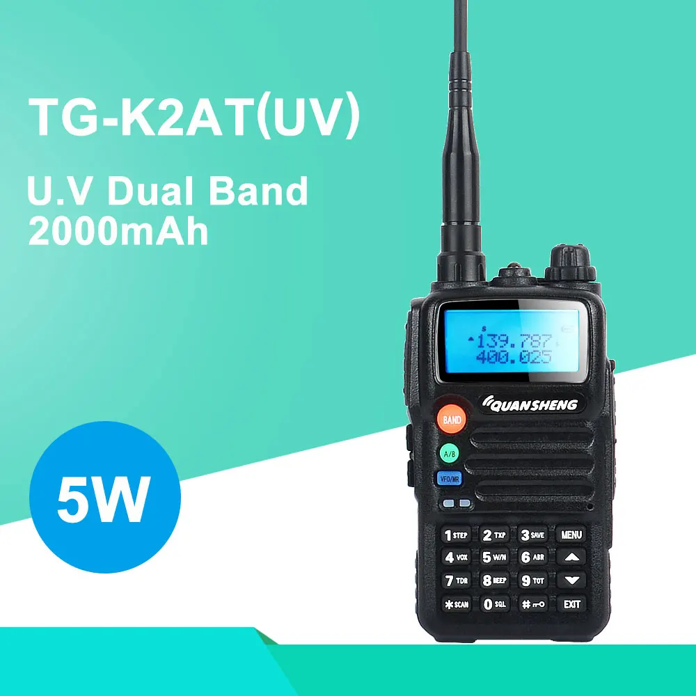 quansheng TG-K2AT (UV) dual band portable FM two way radio