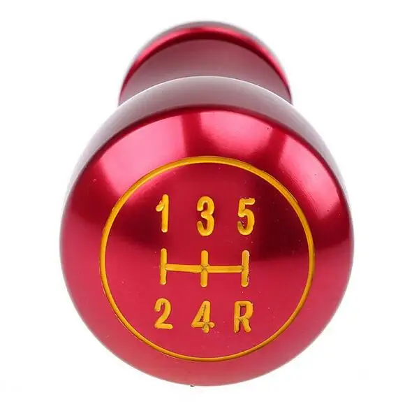 Universal 5 Speed Car Aluminum Manual Gear Stick Gear Shift Knob Shifter Lever Fit For Honda Toyota Nissan Mitsubishi Ford