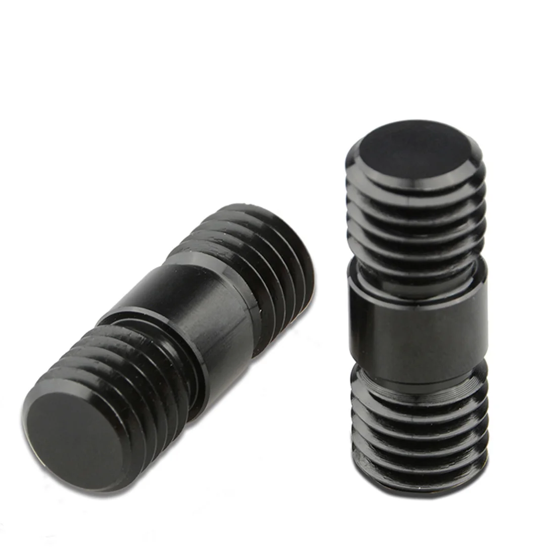 BGNing 2 Stück M12 Gewindestangen-Verlängerungsverbinder Schwarz für 15mm Schienensystem DSLR-Kamera Fotografie-Zubehör – Detail 5