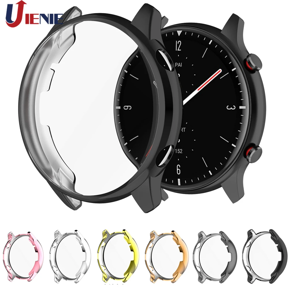 Custodia protettiva in TPU per Xiaomi Huami Amazfit GTR 2 2e gtr2 Smart Watch Shell custodia protettiva per placcatura completa