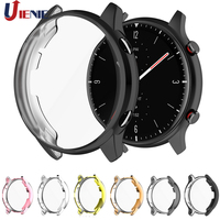 TPU Screen Protector Case Cover for Xiaomi Huami Amazfit GTR 2 2e gtr2 Smart Watch Shell Full Cover Plating Protection Cases