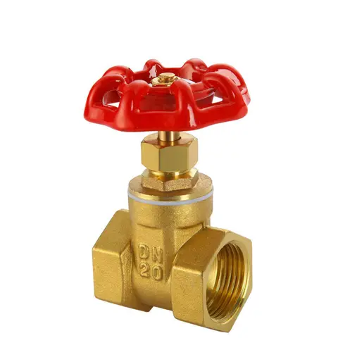 DN15 DN20 DN25 DN32 DN40 DN50 Brass Gate Valves  Water Valve Switch Valve BSP Thread Gate Valve