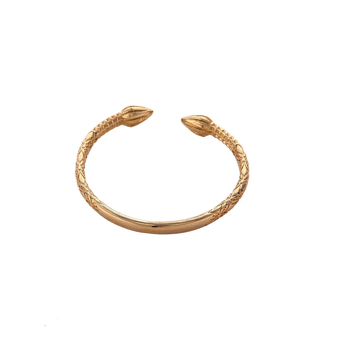 Ethiopian Real Man Jewelry Accessories Gold Color Opening Embossing Charm Bangles