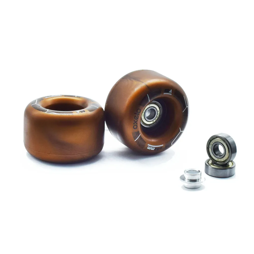 62mm * 38mm 82A deskorolka koła do jazdy na łyżwach deskorolka longboard asflt PU ruedas 62mm 608zz łożyska 4 sztuk/partia