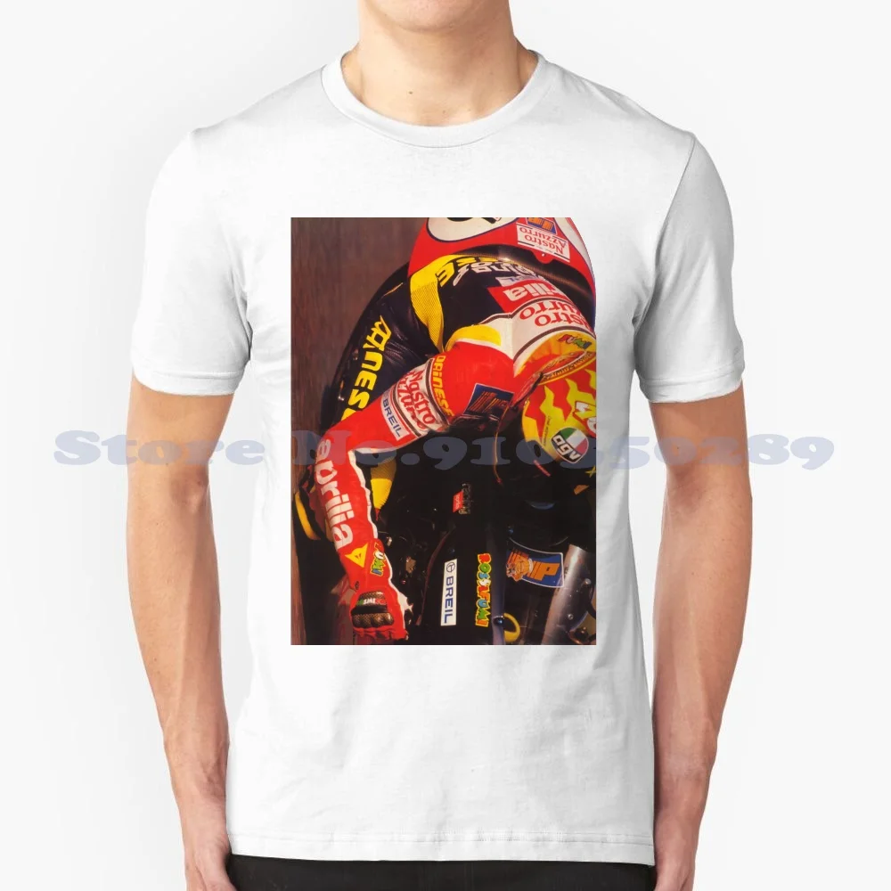 98 100% Cotton T-Shirt 250 Rsv Grand Prix Motorcycle Racing Jorge Lorenzo Maverick Vi?Ales