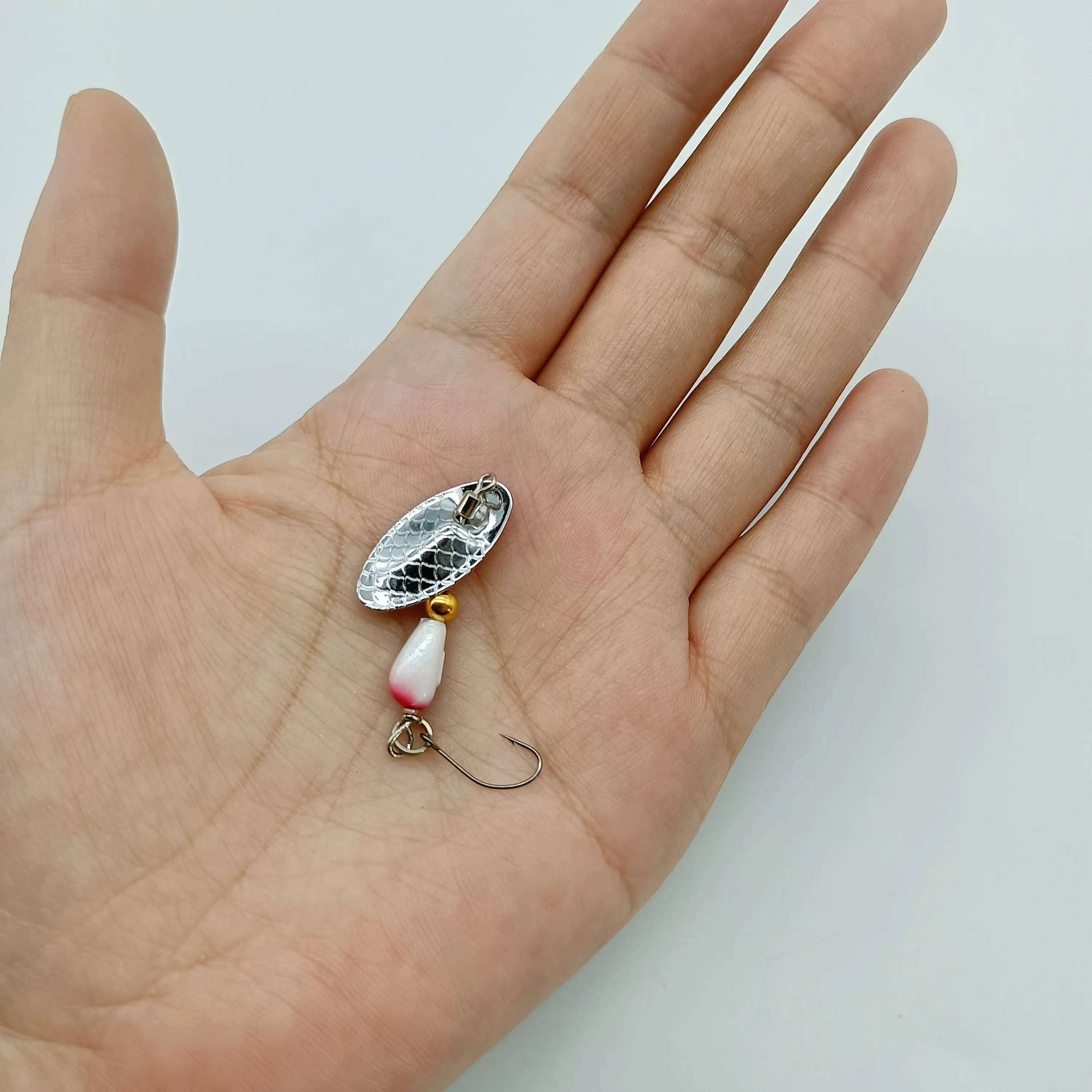 DUODUOYU 1PCS Metall Rotierenden Spinner Köder Köder 2,5g/4,5g Forelle Harten Köder Spinner Köder Künstlerische bass Köder Angeln Locken – Detail 11