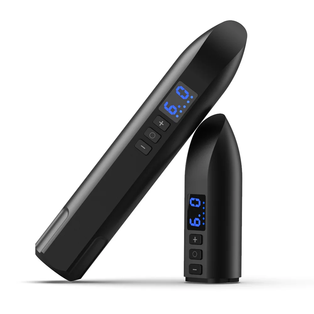 

New Tattoo Machine Wireless Power Supply Battery Rechargeable all-in-one Equipment Kit Lithium Cartridges Magnetic Connect