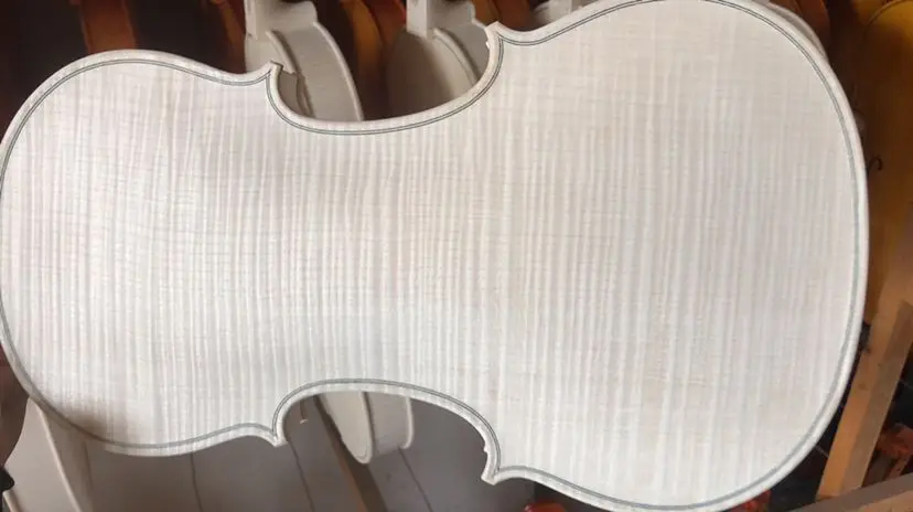 Professional A+++ level violin European spruce Maple white embryo unfinished white maple wood 4/4 solid wood DIY white violin