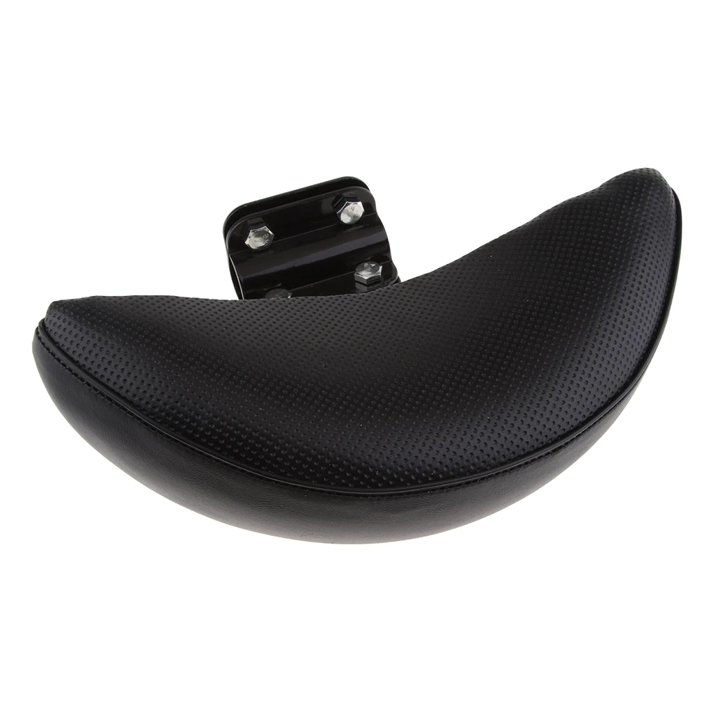Motorcycle Scooter Rear Seat Backrest Back Rest Backrest Pad Black - Soft and Comfortable