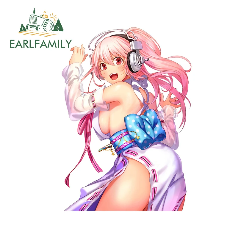 

EARLFAMILY 13 см x 9,4 см для сексуального суперсоника кемпера автомобильные наклейки забавная наклейка автостайлинг водонепроницаемые граффити украшение для ноутбука