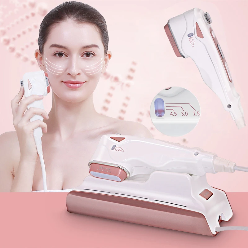 Mini HIFU Machine Ultrasound Machine Multifunctional Skin Care Products Facial Face Lifting Anti Wrinkles NO gel included