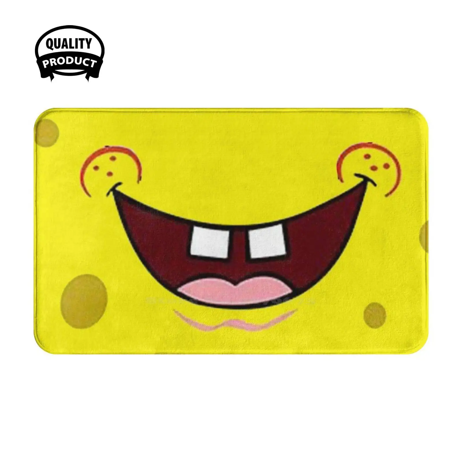 Smile Soft Cushion Home Carpet Door Mat Car Rug Funny Squidward Patrick Star Cartoon Cute Meme Tumblr Memes Krusty Krab Mr