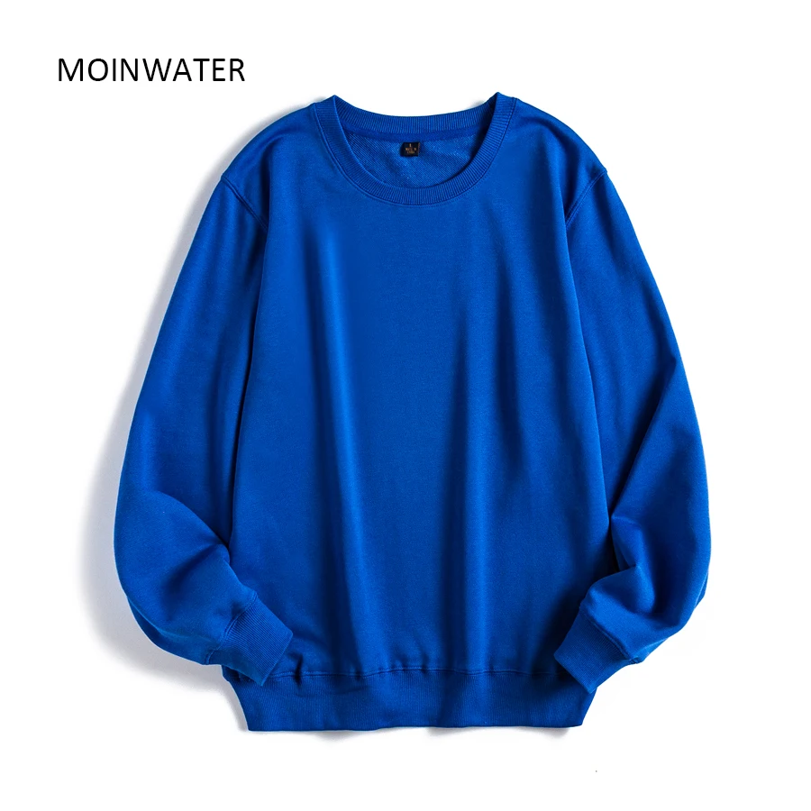 MOINWATER Women Casual Sweatshirts Lady New Streetwear Hoodies Female Terry White Black Hoodie Tops Outerwear MH2002