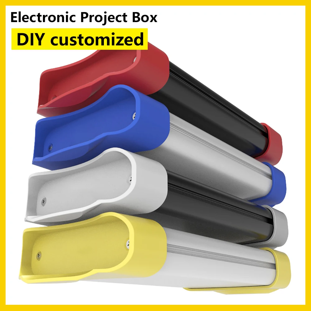 

Plastic DIY Electronic Box K03A 100*26mm Speaker Enclosure Anodized Extruded Housing PCB Board